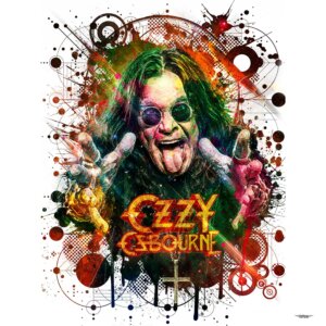 tableau-deco-ozzy-osbourne-musique-copyright-totor-pour-splashed