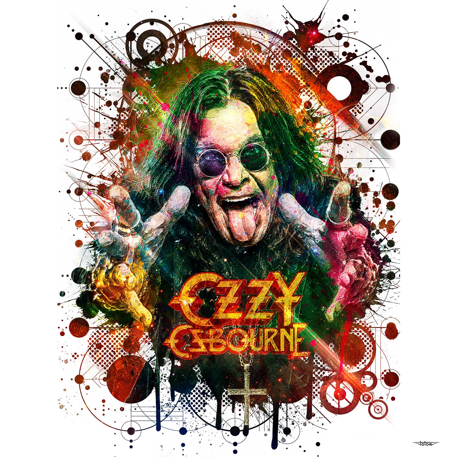 tableau-deco-ozzy-osbourne-musique-copyright-totor-pour-splashed