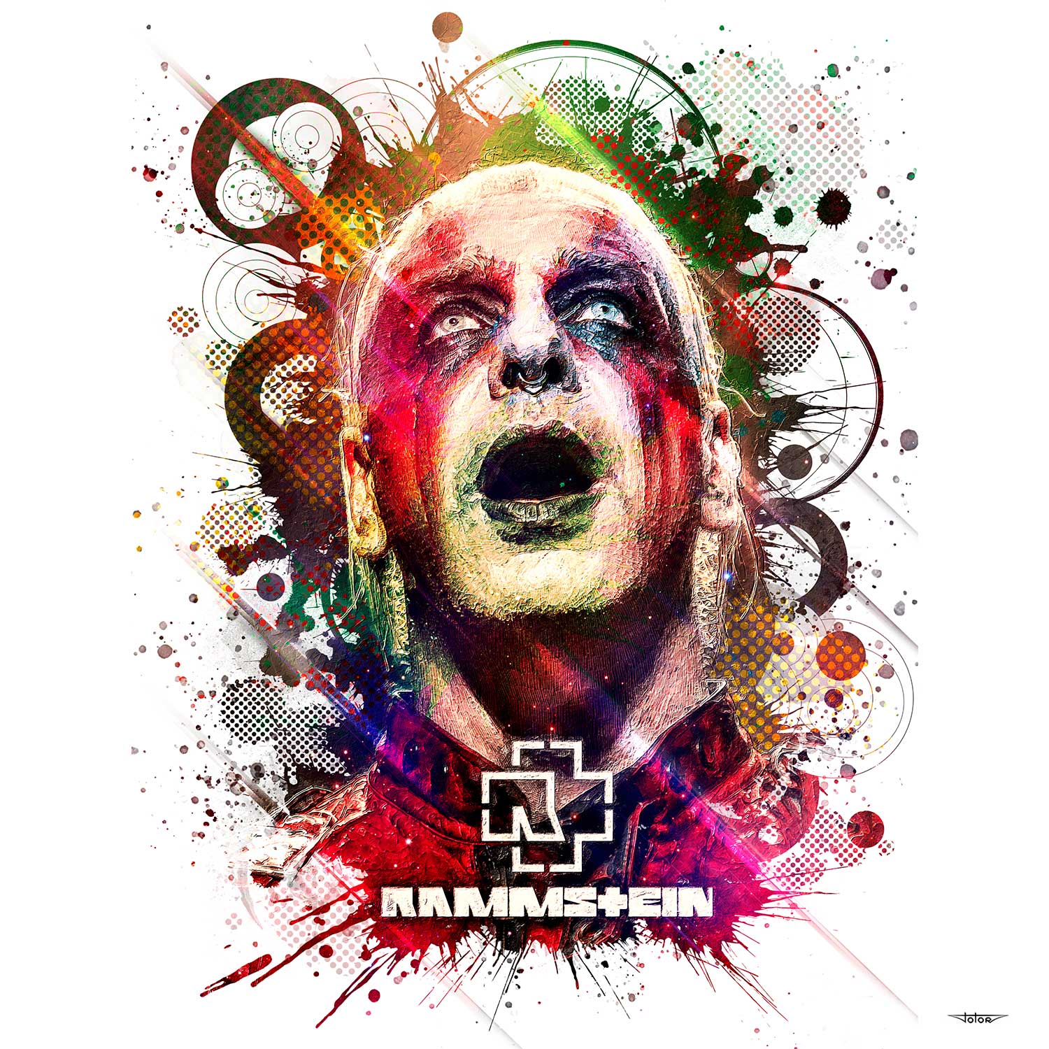 tableau-deco-rammstein-till-lindemann-musique-copyright-totor-pour-splashed